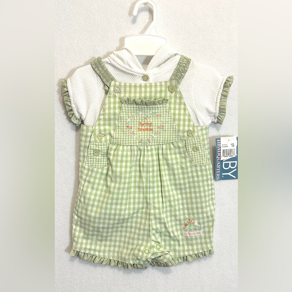 NWT Baby Headquarters Infant Toddler Girls Spring Outfit Set Size 18m